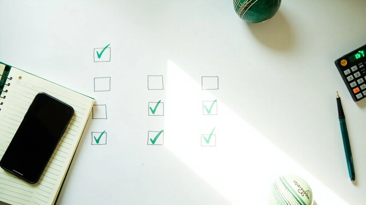 Seven-step fantasy bonus verification checklist with budget and terms review